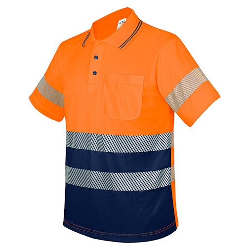 Polo trabajo reflectante naranja