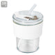 Vaso 330ml Cristal con Pajita