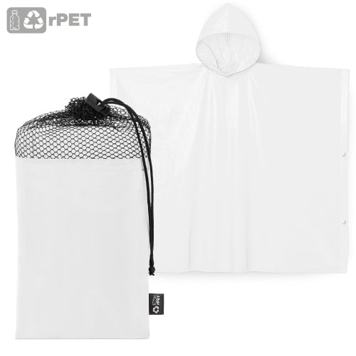 Poncho blanc pliable