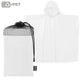 Weißer faltbarer Poncho