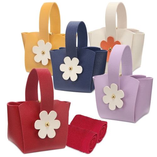 SET AUS 5 TASCHEN MIT HANDTUCH "JULIETTE"