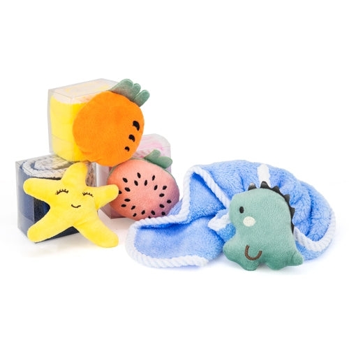 SET MIT 12 NAUTISCHEN HANDTÜCHERN "BLUE SEA"