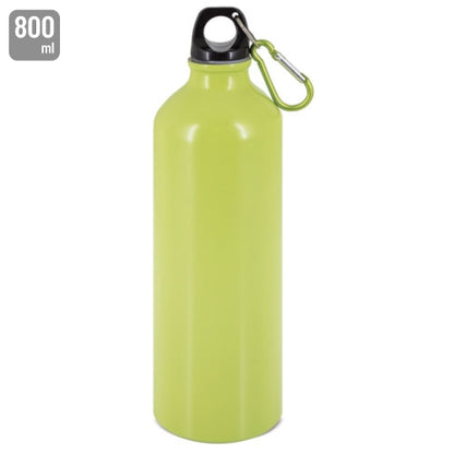 BOTELLA DE ALUMINIO CON MOSQUETON 800 ml. "TUAREG"