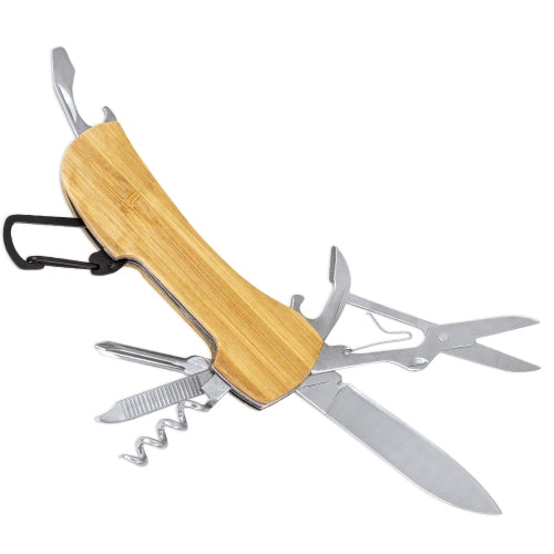 Multifunktionsmesser aus Bambus