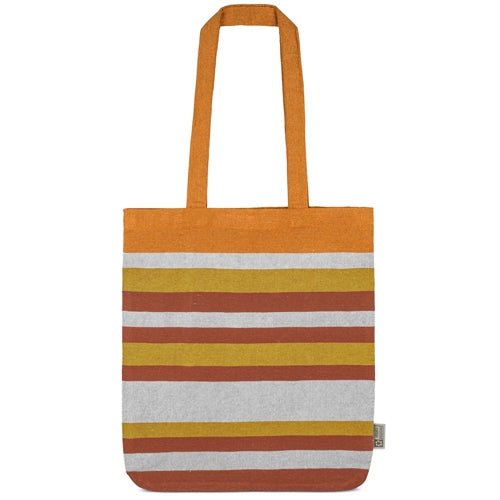 SAC À RAYURES EN COTON RECYCLÉ « TRINITY »