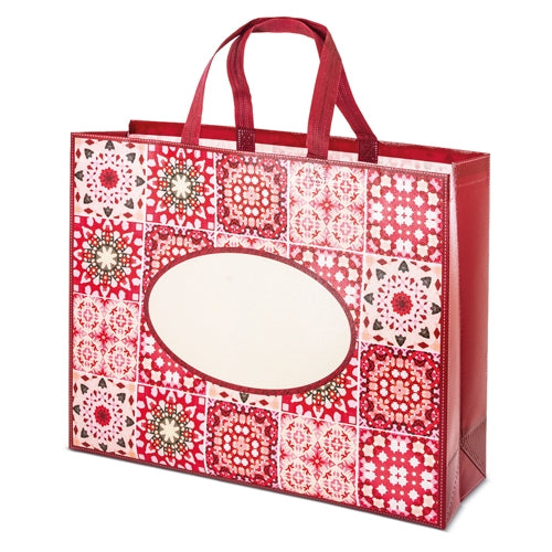 Bolsa Non Woven Estampado Roja