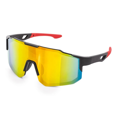 Gafas Deportivas Espejo Dorado