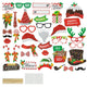 WEIHNACHTLICHES FOTOWAND-SET (38-TLG.) „HAPPY HOLIDAY“