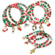 SET 10 WEIHNACHTSARMBÄNDER "TAIKA"