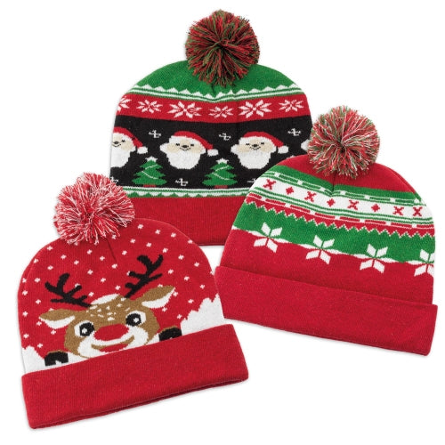 WEIHNACHTSMÜTZEN-SET „KIRAN“ (3 STK.)