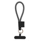 Sujeta Móvil Lanyard Pulsera Negro
