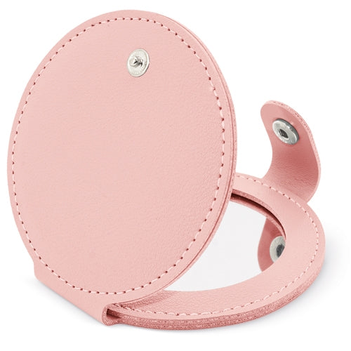 Espejo Compacto Doble Cara Aumento Rosa