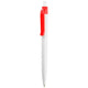 Bolígrafo Pulsador Blanco Clip Rojo