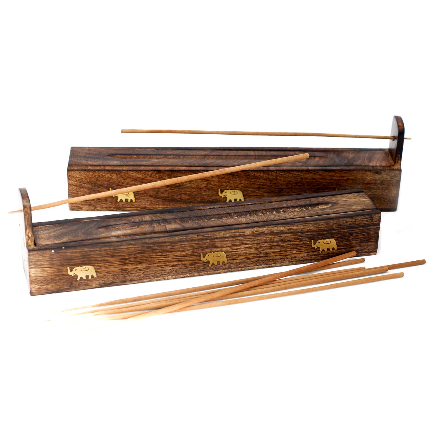 Coffret d'encens en bois de manguier - Assortiment