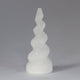 Torre de Cuerno de Unicornio Espiral de Selenita - 10 cm