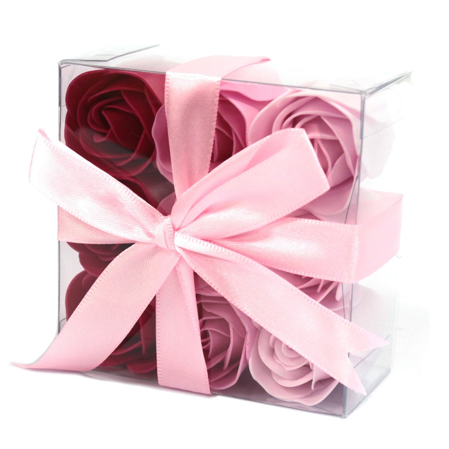 9er Set Seifenblumen - Rosa Rosen