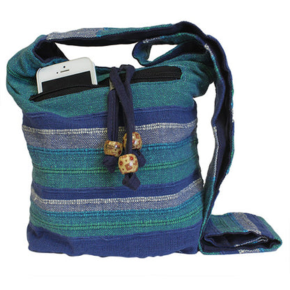 Bolso Bandolera Nepal Azul