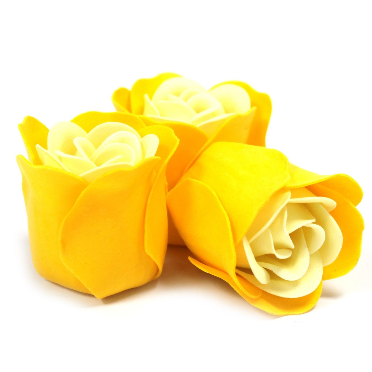 3er Set Seifenblumen Herzbox - Frühlingsrosen