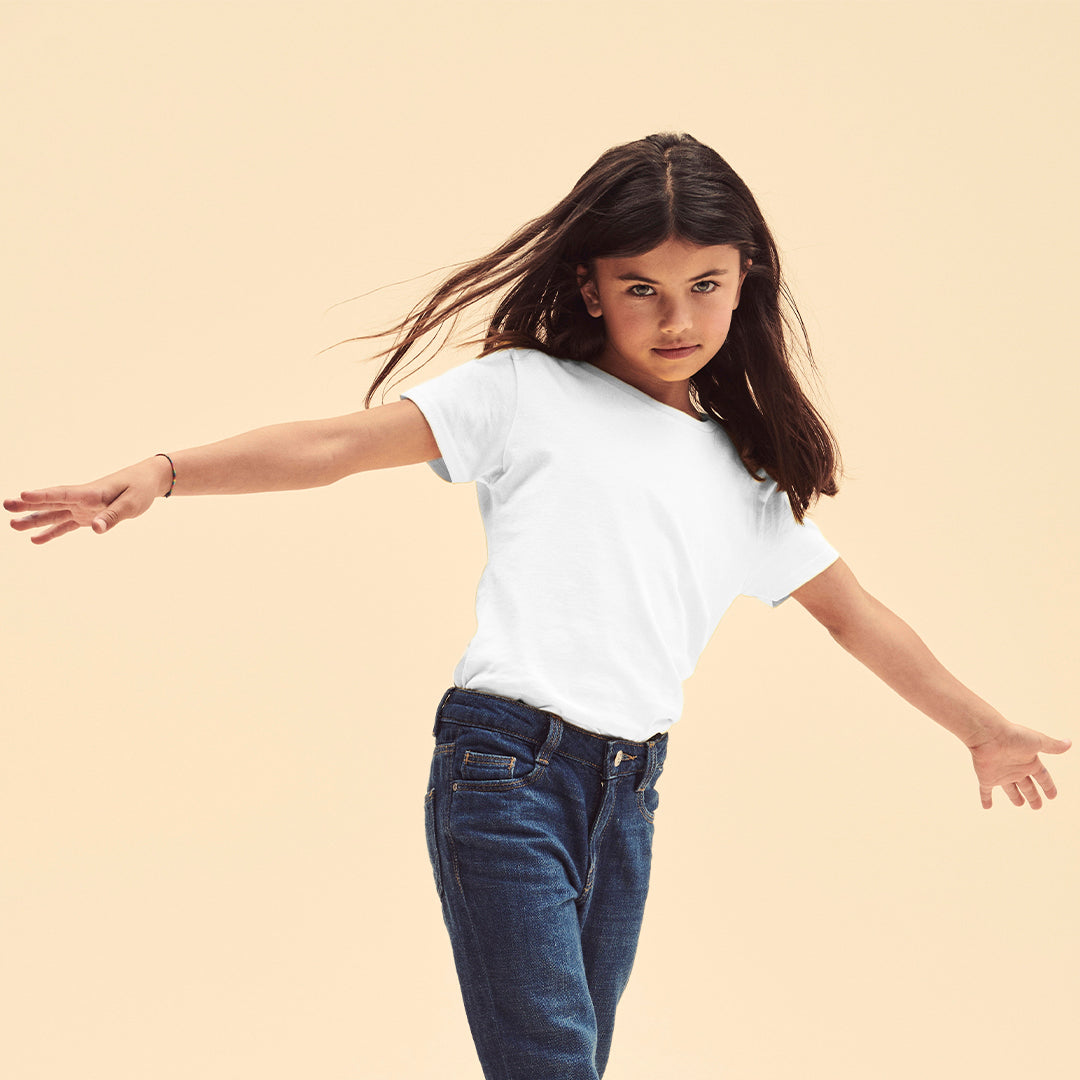 Camiseta Niña Blanca (lote de 72)