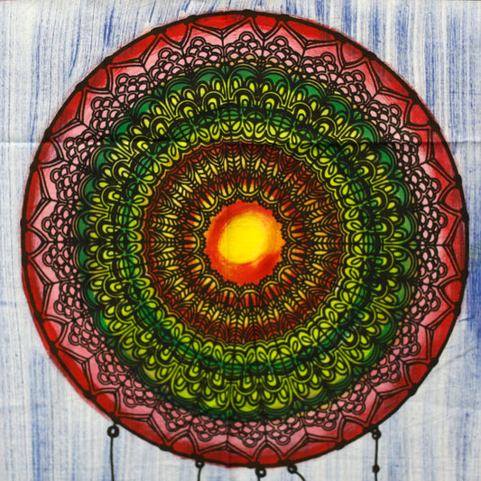 Wandkunst aus Baumwolle – Traumfänger