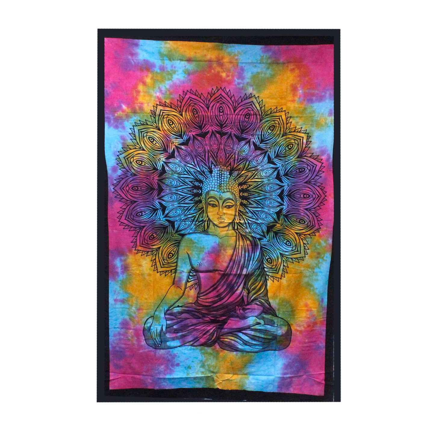Doppelte Baumwollsteppdecke - Friedlicher Buddha