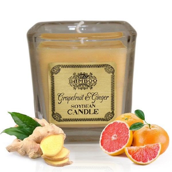 Sojawachskerze - Grapefruit und Ingwer
