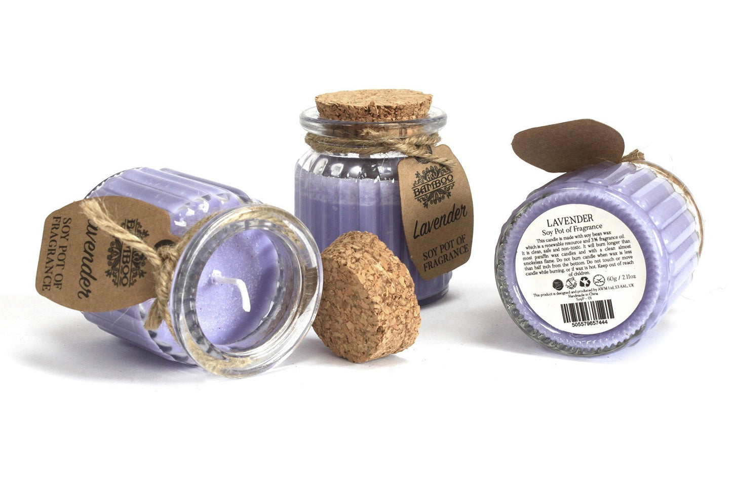 Sojawachskerze im Glas – Brandy Butter