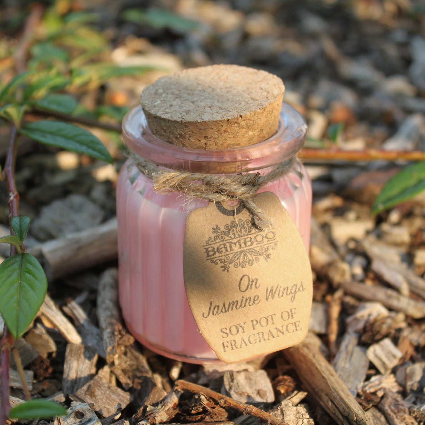 Sojawachskerze im Glas - Jasmin