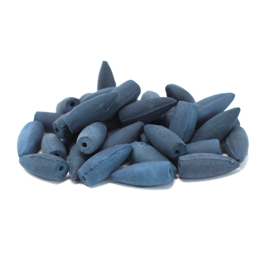 Schachtel mit Backflow-Räucherkegeln 500 g – Tibetischer Moschus (ca. 225 Stück)