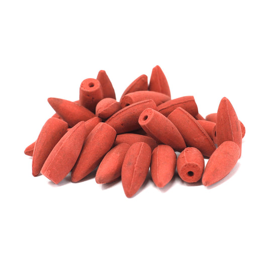 Schachtel mit Backflow-Räucherkegeln 500 g – Drachenblut (ca. 225 Stück)
