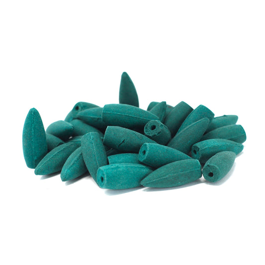 Schachtel mit Backflow-Räucherkegeln 500 g – Nagchampa (ca. 225 Stück)
