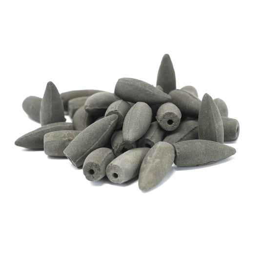 Schachtel mit Backflow-Räucherkegeln 500 g – Lavendel (ca. 225 Stück)