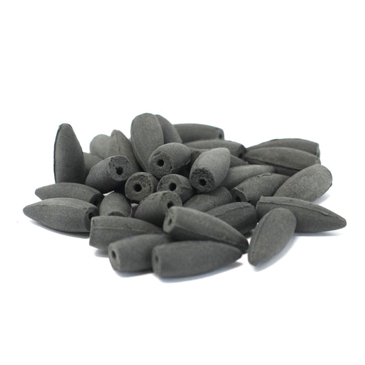 Schachtel mit Backflow-Räucherkegeln 500 g – Patchouli (ca. 225 Stück)