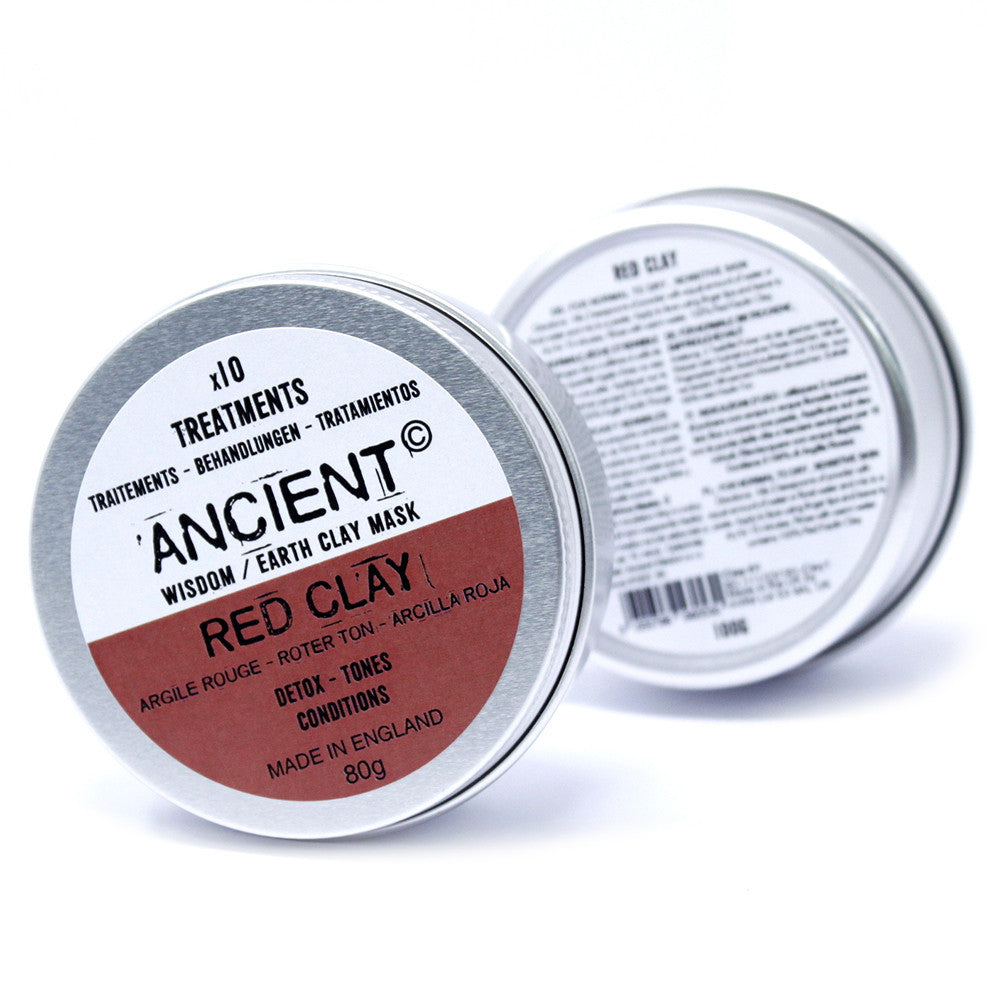 Rote Tonmaske 80g