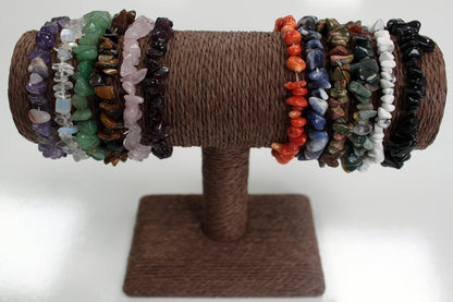Edelsteinfragment Armband - Weißer Jaspis