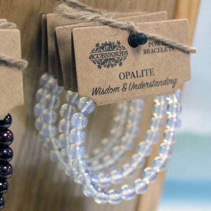 Brazalete de Energía Opalita 8mm