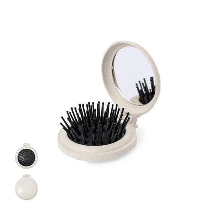 Brosse à cheveux avec miroir (lot de 50)