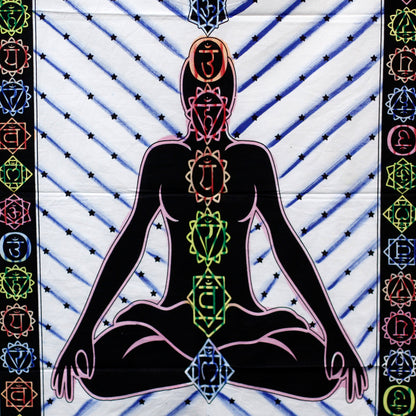 Arte de Pared de Algodón - Buda Chakra