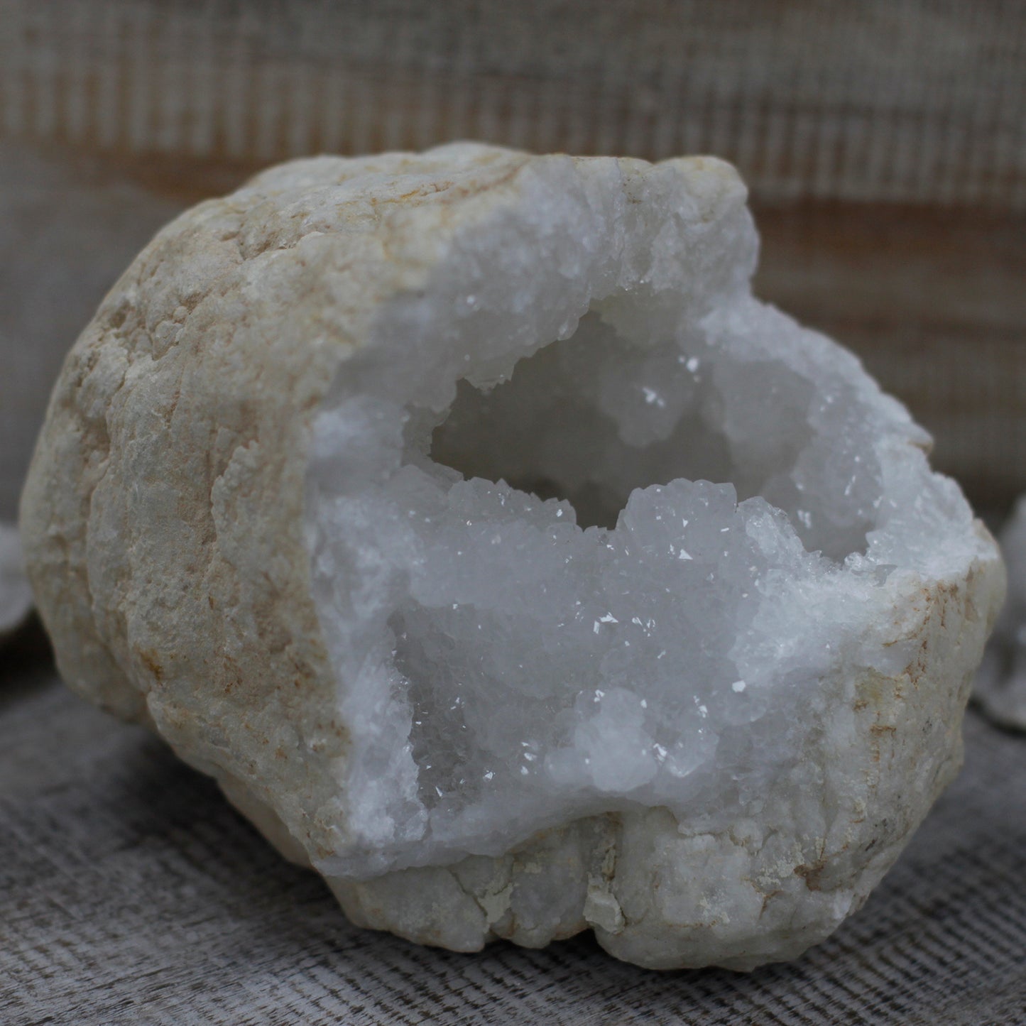 Calcit-Geoden - 15-18 cm