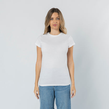 Camiseta Mujer Blanca (lote de 100)