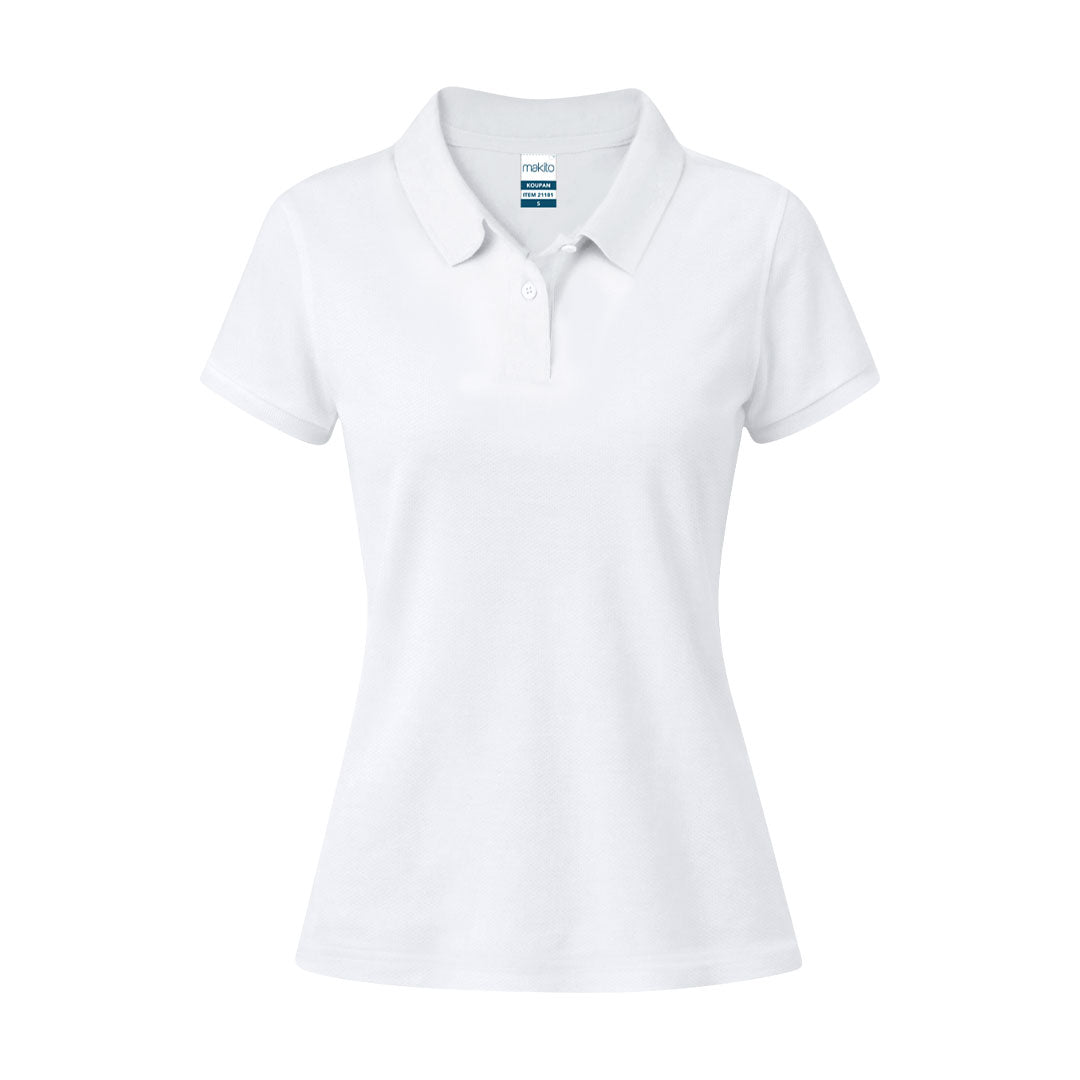 Polo Mujer Blanco (lote de 50)
