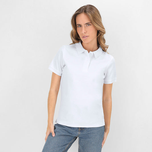 Polo Mujer Blanco (lote de 50)