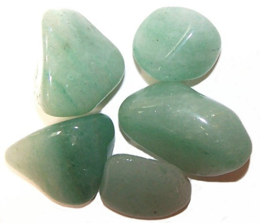 24 x L Tumble Stones - Aventurina clara