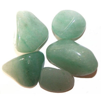 24 x L Tumble Stones - Aventurina clara