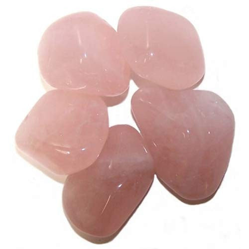24 x L Tumble Stones - Cuarzo Rosa