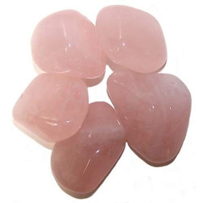24 x L Tumble Stones - Cuarzo Rosa