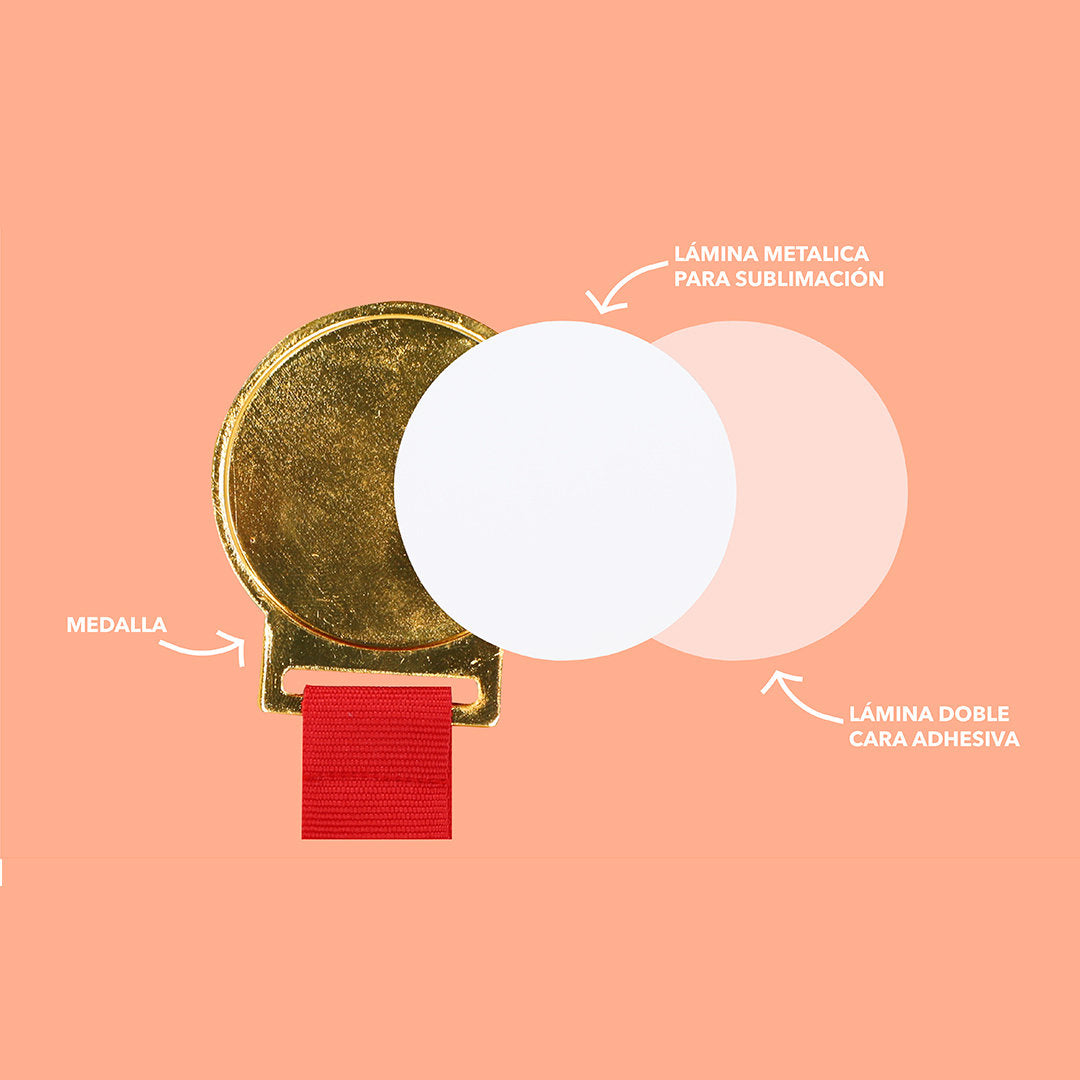Sublimationsmedaille (50er-Pack)