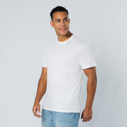 T-Shirt, Erwachsene, Weiß (100er-Pack)