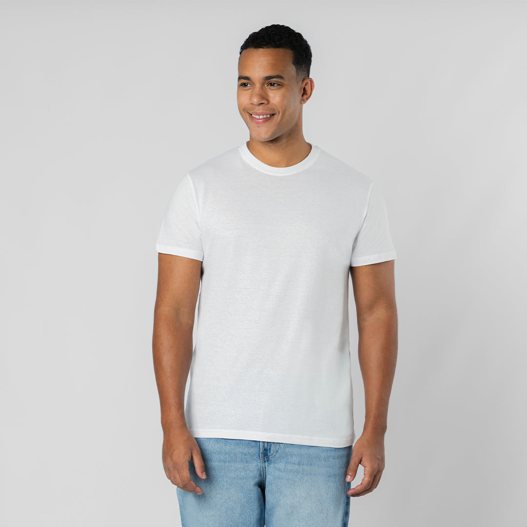 Weißes T-Shirt für Erwachsene (10er-Pack)