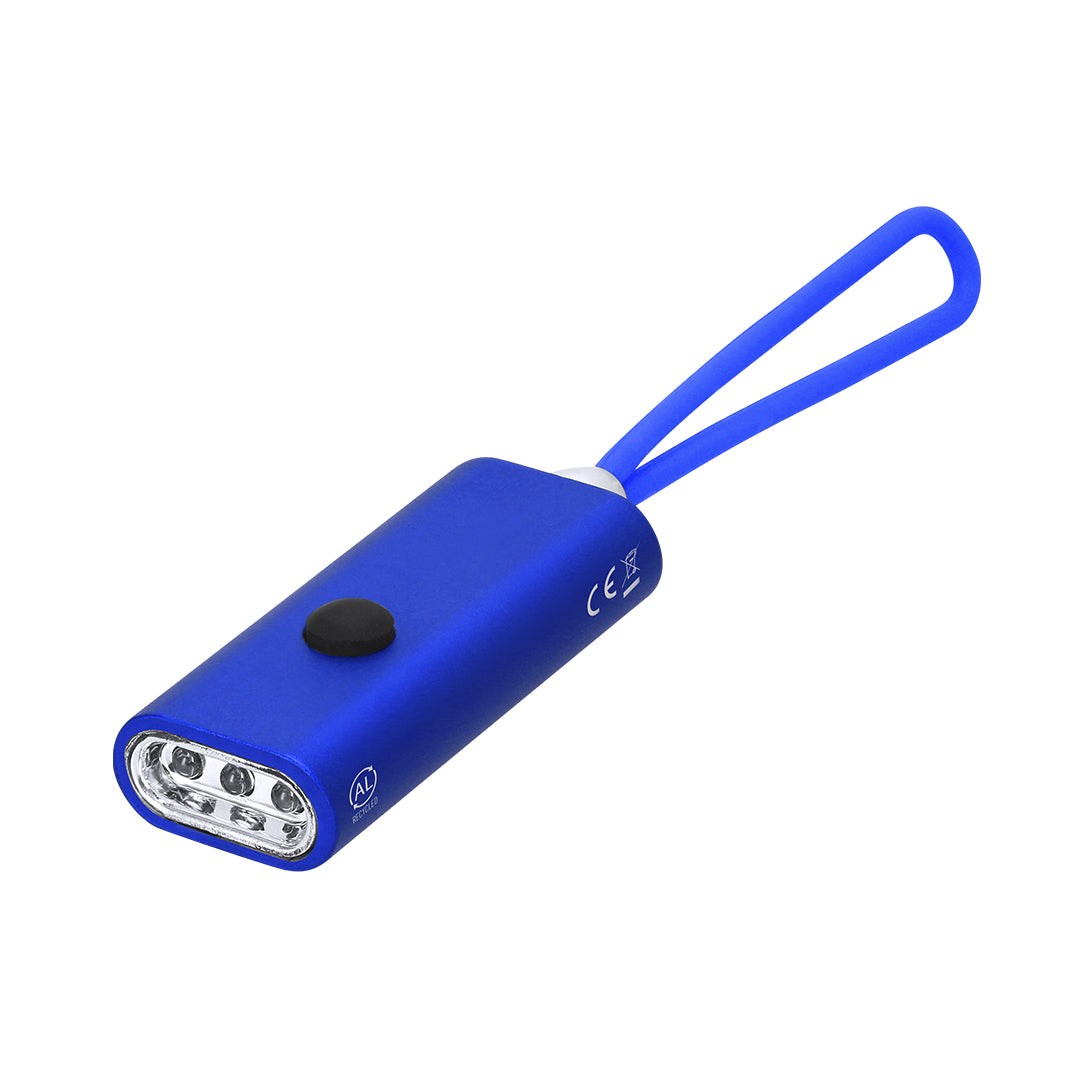 Linterna Aluminio Reciclado 3 LEDs Pilas Incluidas